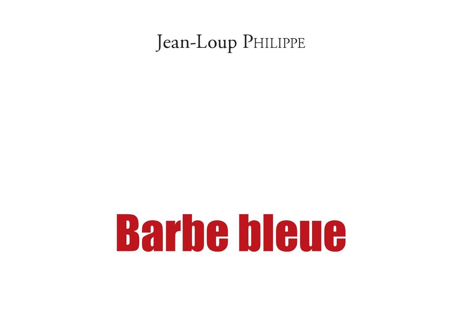 Barbe bleue